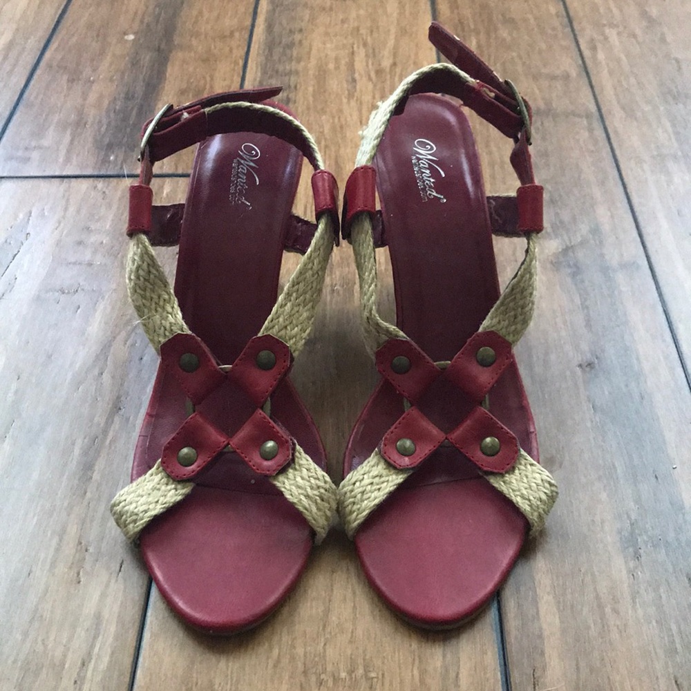 Red Wanted Justina Sandal